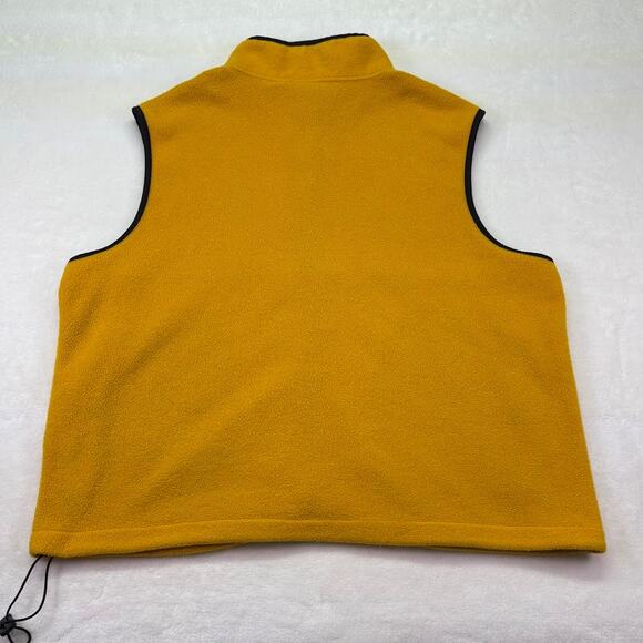 KMART Basic Editions Big Man Yellow Gold Fleece Full Zip Vest Size XXL 2XL - Picture 9 of 9